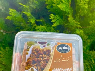 آب نبات گردویی دارچینی 200 گرمی پسندیس