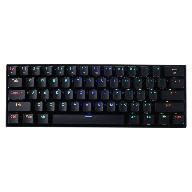 کیبورد گیمینگ ردراگون مدل K530 PRO Draconic RGB سوییچ قهوه ای رنگ مشکی