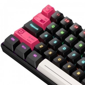 کیبورد گیمینگ اونیکوما مدل G55 RGB سوییچ قهوه ای رنگ مشکی