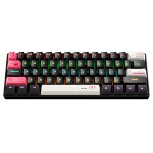 کیبورد گیمینگ اونیکوما مدل G55 RGB سوییچ قهوه ای رنگ مشکی