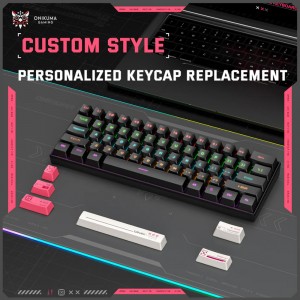 کیبورد گیمینگ اونیکوما مدل G55 RGB سوییچ قهوه ای رنگ مشکی