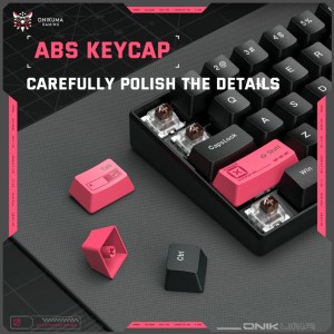 کیبورد گیمینگ اونیکوما مدل G55 RGB سوییچ قهوه ای رنگ مشکی