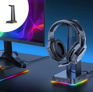 پایه نگهدارنده هدفون اونیکوما مدل ST-2 RGB رنگ مشکی