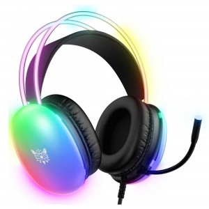 هدست گیمینگ اونیکوما مدل X25 RGB رنگ مشکی