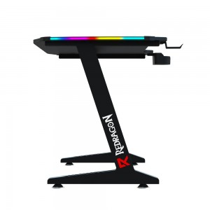 میز گیمینگ ردراگون مدل GD-3111BK 140cm RGB رنگ مشکی