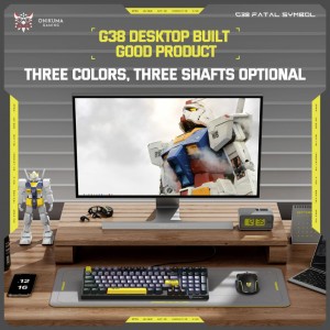 کیبورد گیمینگ اونیکوما مدل G38 RGB سوییچ قهوه ای رنگ مشکی