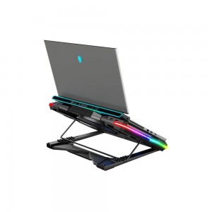 خنک کننده لپ تاپ کول کلد مدل K44 RGB رنگ مشکی