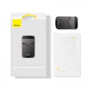 استند لپ تاپ بیسوس مدل Slim Laptop Kickstand رنگ خاکستری