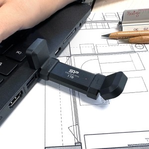 اس اس دی اکسترنال سیلیکون پاور مدل DS72 ظرفیت 1 ترابایت رنگ مشکی