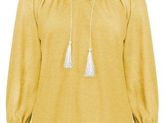 بلوز زنانه افراتین کد  3-7507 رنگ خردلی