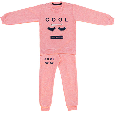 ست تیشرت و شلوار دخترانه طرح پلک کد 3