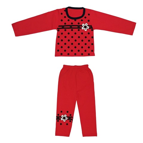 ست تیشرت و شلوار دخترانه کد 7121GH