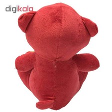 عروسک طرح خرس قلب بدست عاشق کد 66 ارتفاع 25 سانتی متر