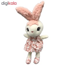 عروسک طرح خرگوش مژه دار ارتفاع 30 سانتی متر