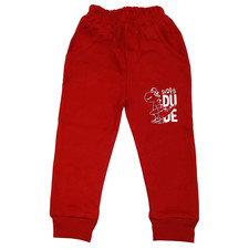 ست سویشرت و شلوار پسرانه طرح دایناسور اسکیت باز کد 3110 رنگ قرمز