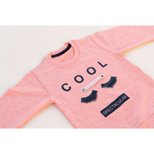 ست تیشرت و شلوار دخترانه طرح پلک کد 3