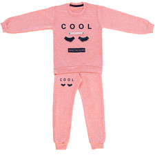 ست تیشرت و شلوار دخترانه طرح پلک کد 3