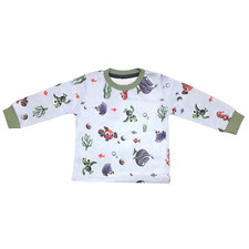 ست تی شرت و شلوار بچگانه مدل آکواریوم کد 3181