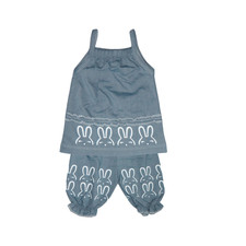 ست تاپ و شلوارک دخترانه کد 129