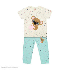 ست تی شرت و شلوارک دخترانه مادر مدل 2041103-54