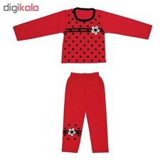 ست تیشرت و شلوار دخترانه کد 7121GH