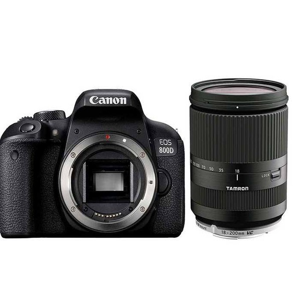 دوربین دیجیتال کانن مدل EOS 800D بدنه به همراه لنز تامرون AF 18-200mm F3.5 - F6.3 Di-II