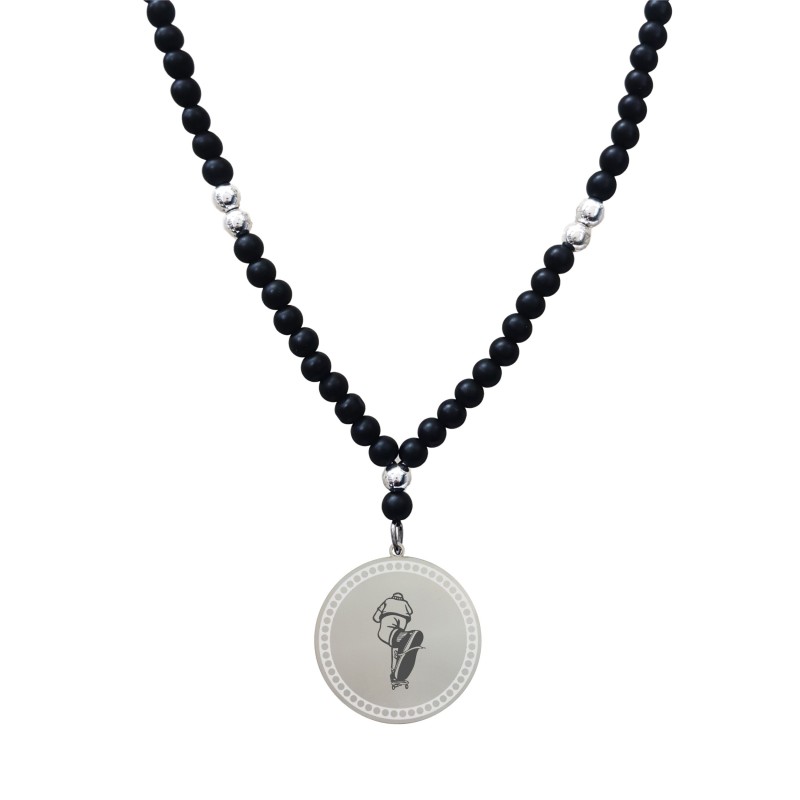 گردنبند مردانه ترمه ۱ مدل اسکیت کد OXS829