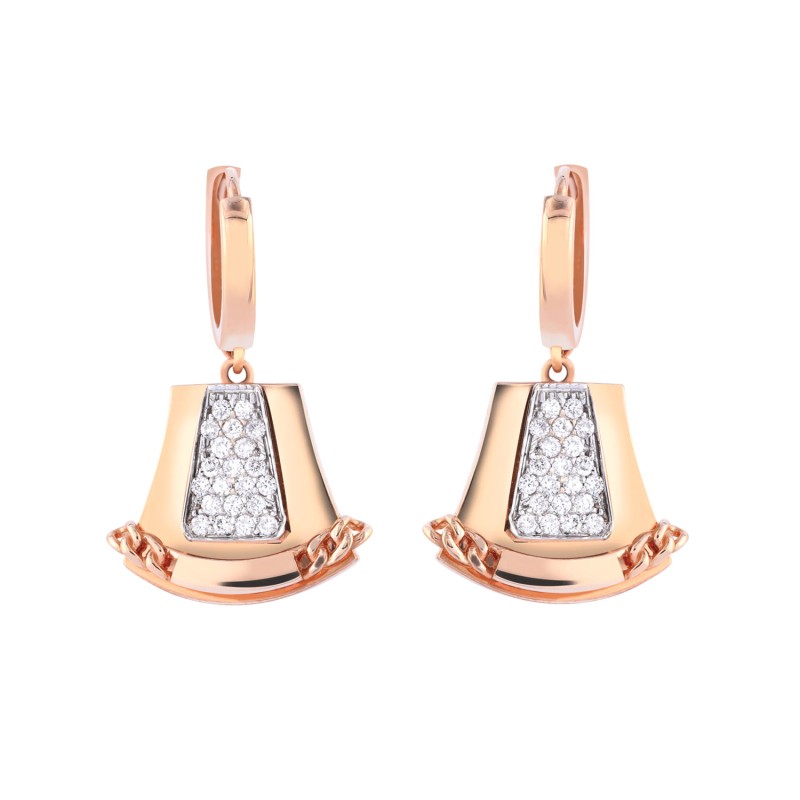 گوشواره طلا 18 عیار زنانه مدل 11596