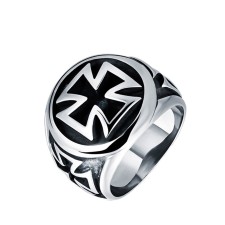 انگشتر مردانه تمام استیل مدل GB0615471