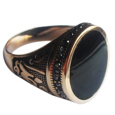 انگشتر مردانه مدل خدا AR42