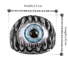 انگشتر مردانه گومایا مدل چشم اژدها j-10426