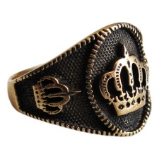 انگشتر مردانه طرح تاج کد‌‌‌‌ AR79