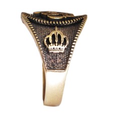 انگشتر مردانه طرح تاج کد‌‌‌‌ AR79