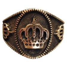 انگشتر مردانه طرح تاج کد‌‌‌‌ AR79