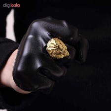 انگشتر مردانه طرح Lion کد R196