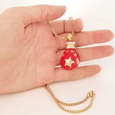 گردنبند مردانه طرح دستکش بوکس مدل box33