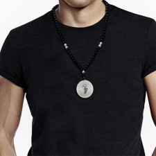 گردنبند مردانه ترمه ۱ مدل اسکیت کد OXS829