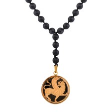 گردنبند مردانه الون مدل شیر بالدار کد ONI101