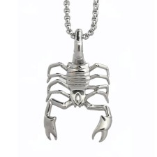 گردنبند مردانه طرح عقرب مدل 3444