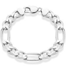 دستبند نقره مردانه گالری ظهیرالدینی مدل BRC-01