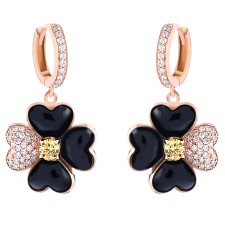 گوشواره طلا 18 عیار زنانه مدل 12507