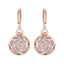 گوشواره طلا 18 عیار زنانه مدل 10875