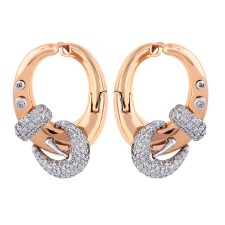 گوشواره طلا 18 عیار زنانه مدل 10658