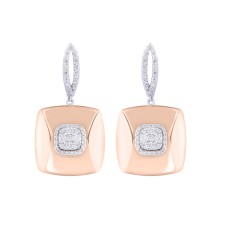 گوشواره طلا 18 عیار زنانه مدل 12279