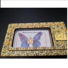 آویز گردنبند طلا 18 عیار زنانه گالری یارطلا مدل پروانه کد AP04