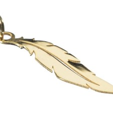 آویز گردنبند طلا 18 عیار رزا مدل N091