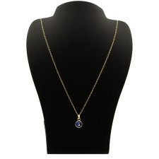 آویز گردنبند طلا 18 عیار زنانه کاپانی طرح چشم نظر کد KP027