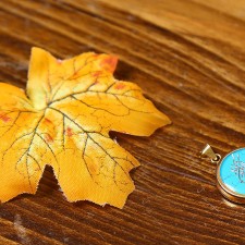 آویز گردنبند طلا 18 عیار مرجان طرح وان یکاد مدل 0802