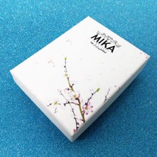 آویز گردنبند طلا 18 عیار جواهری میکا طرح برف کد 0110047