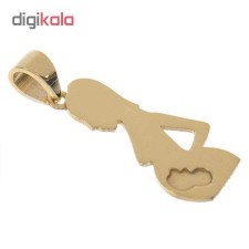 آویز گردنبند طلا 18 عیار زنانه طرح مادر باردار مدل SG158